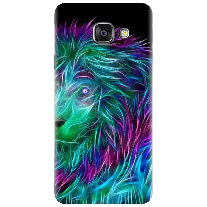 Husa silicon pentru Samsung Galaxy A7 2016, Abstract Lion 002
