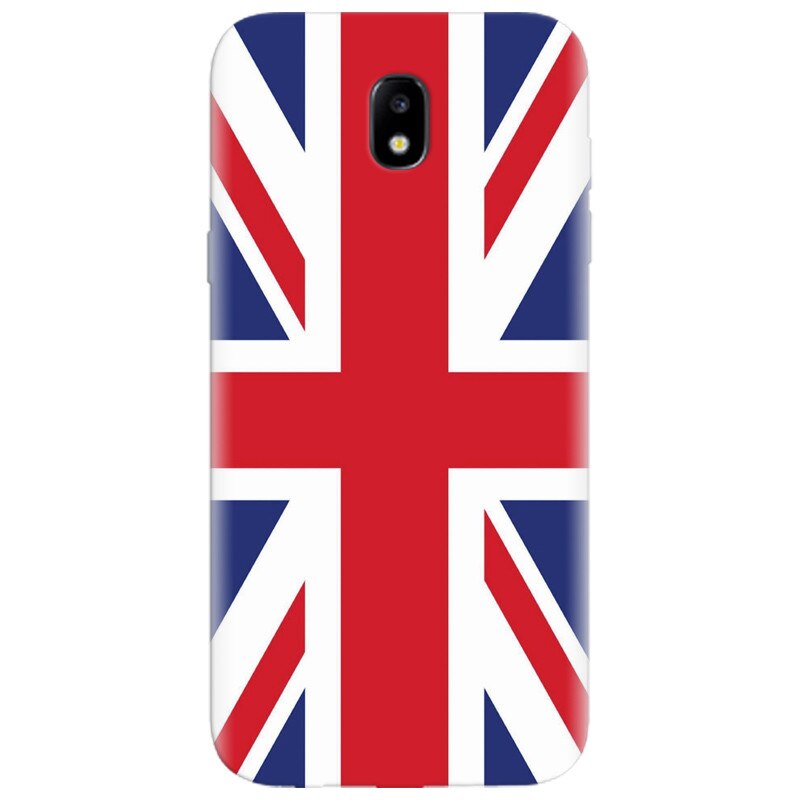 Husa silicon pentru Samsung Galaxy A7 2017, UK Flag Illustration
