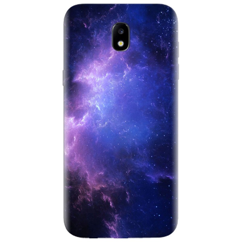 Husa silicon pentru Samsung Galaxy A7 2017, Purple Space Nebula