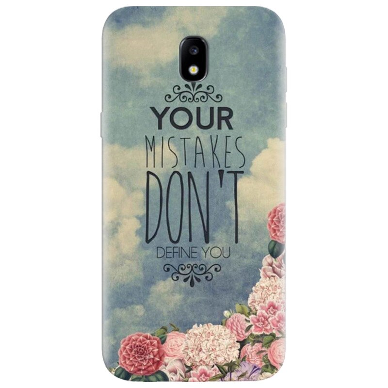 Husa silicon pentru Samsung Galaxy A7 2017, Your Mistakes Dont Define You