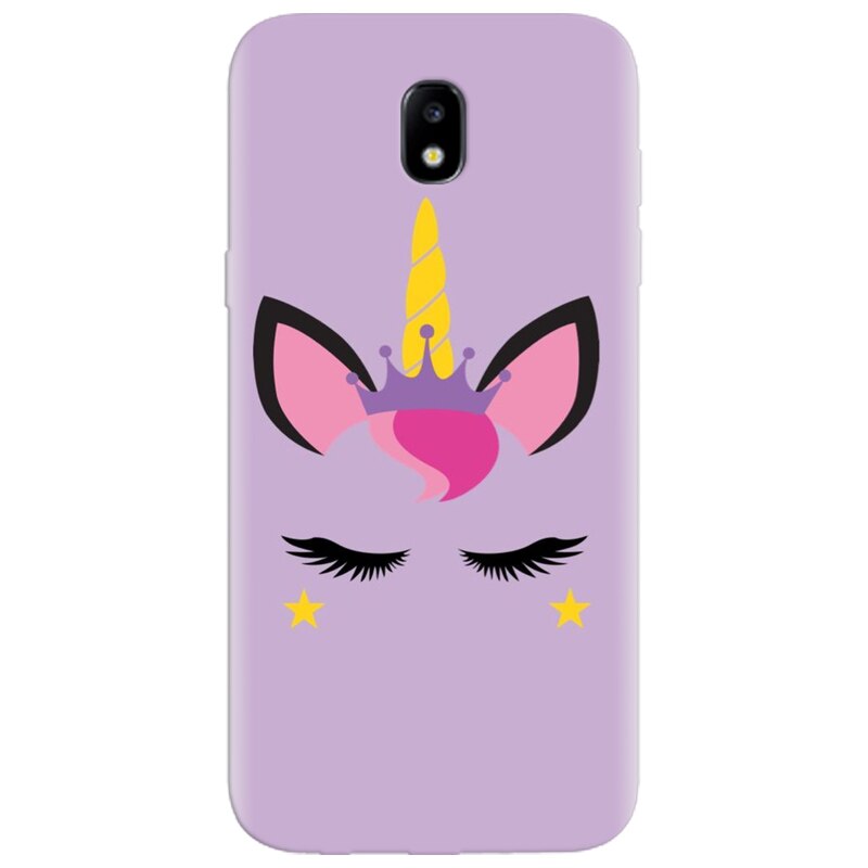Husa silicon pentru Samsung Galaxy A7 2017, Unicorn Shine