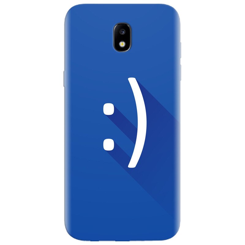 Husa silicon pentru Samsung Galaxy A7 2017, Smile