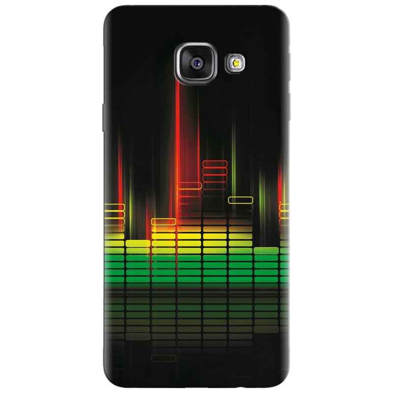 Husa silicon pentru Samsung Galaxy A7 2016, Abstract Dj Sound System