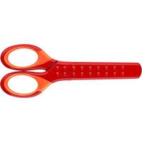 Foarfeca scolara Faber-Castell Grip, cu protectie, Rosu