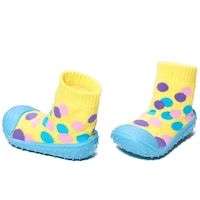 Sosete antiderapante Yellow Dots U-Grow 18 - 24 luni