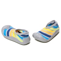 Sosete antiderapante Grey Stripes U-Grow 12 - 18 luni