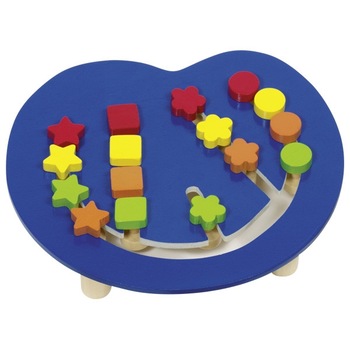 Joc de indemanare si logica Sortare forme si culori, Goki, Joc educativ Montessori Joc de indemanare si logica Sortare forme si culori, Goki, Joc educativ Montessori