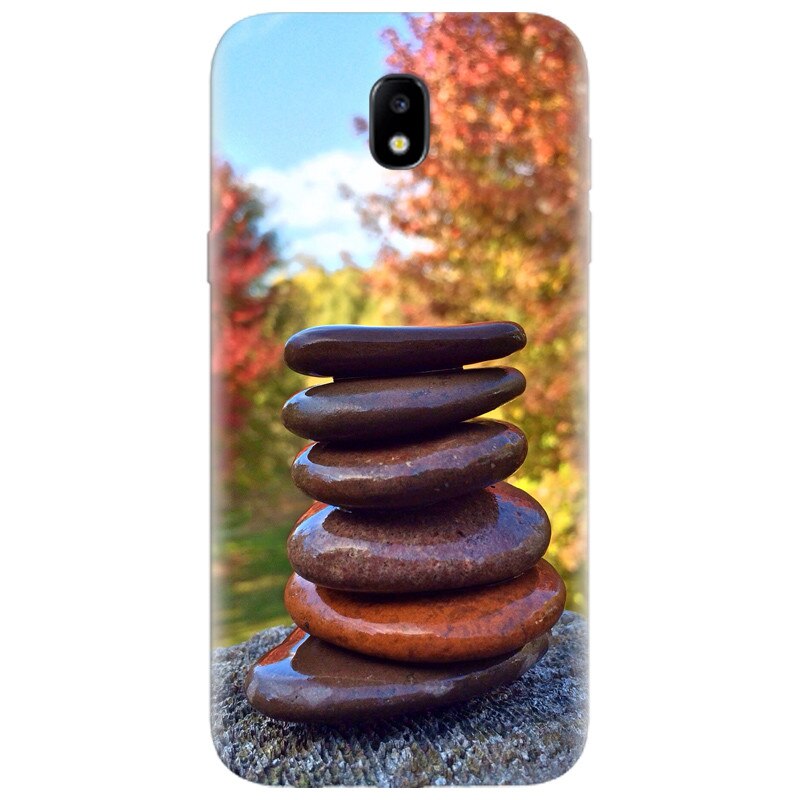 Husa silicon pentru Samsung Galaxy A7 2017, Stacking Stones
