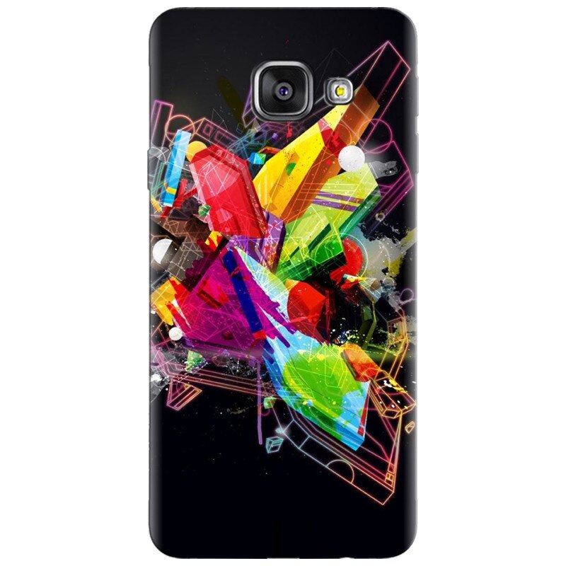 Husa silicon pentru Samsung Galaxy A7 2016, Abstract Shape
