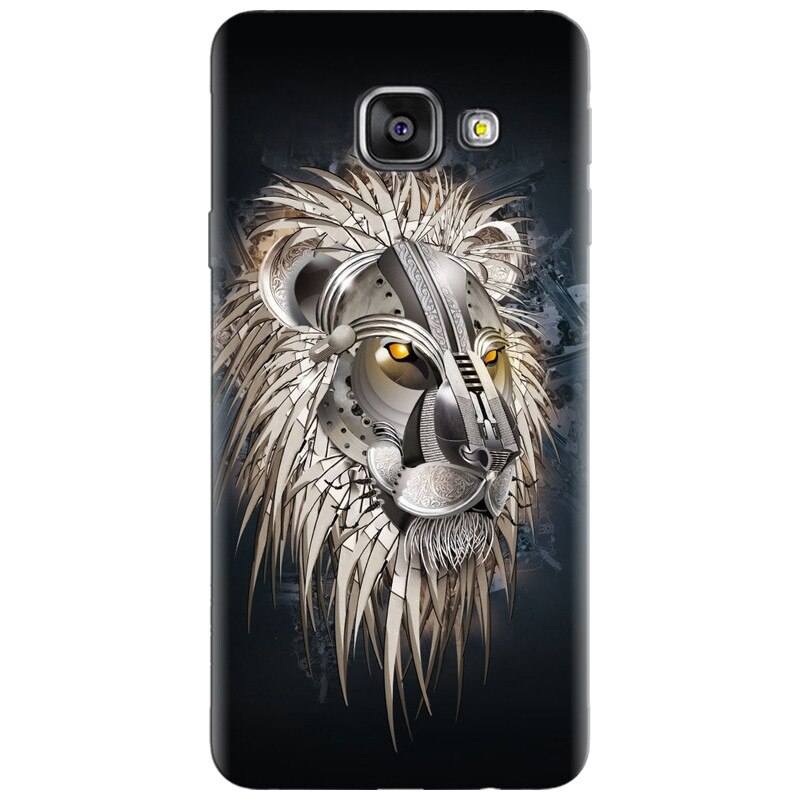 Husa silicon pentru Samsung Galaxy A7 2016, Abstract Lion 001