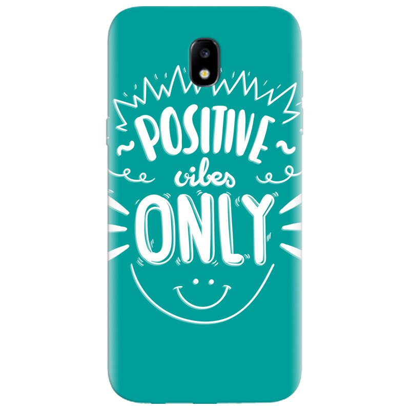 Husa silicon pentru Samsung Galaxy A7 2017, Positive Vibes