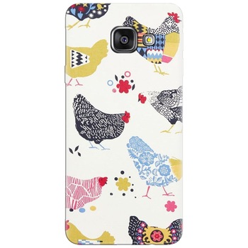 Husa silicon pentru Samsung Galaxy A7 2016, Chickens Husa silicon pentru Samsung Galaxy A7 2016, Chickens
