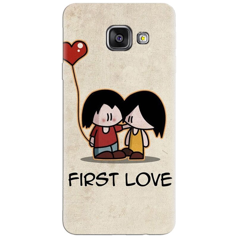 Husa silicon pentru Samsung Galaxy A7 2016, First Love Great Lock Screen