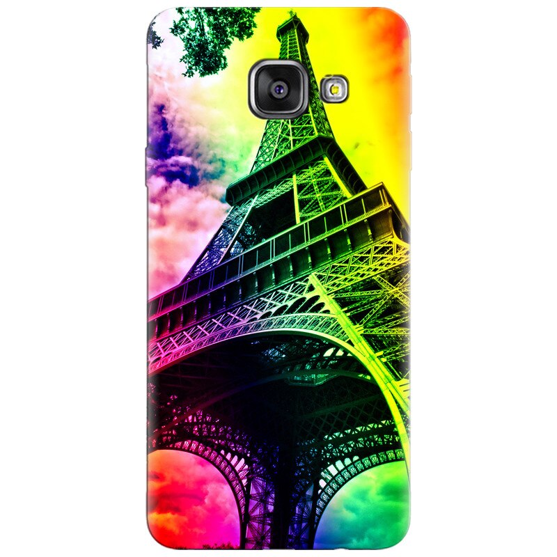 Husa silicon pentru Samsung Galaxy A7 2016, Eiffel Tower 002