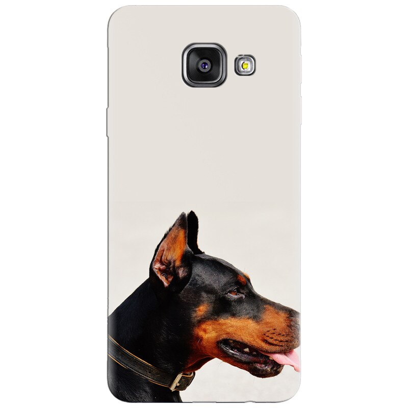 Husa silicon pentru Samsung Galaxy A7 2016, Doberman