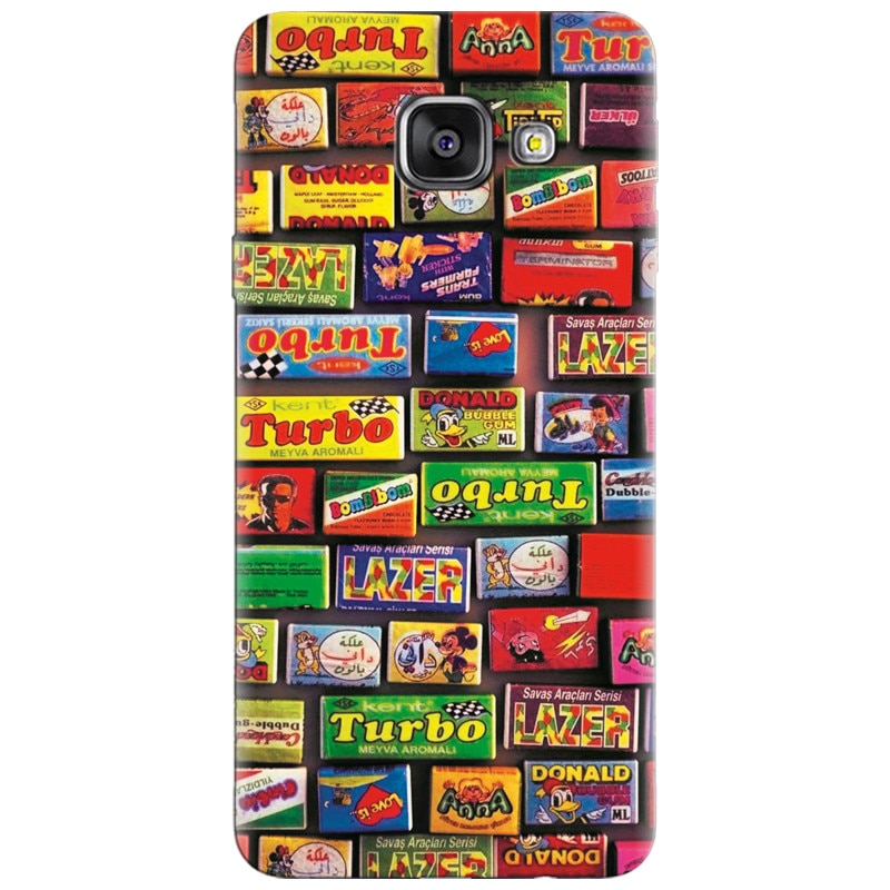 Husa silicon pentru Samsung Galaxy A7 2016, Chewing Gum Turbo