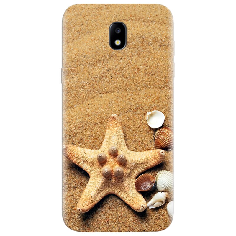 Husa silicon pentru Samsung Galaxy A7 2017, Sea Shells