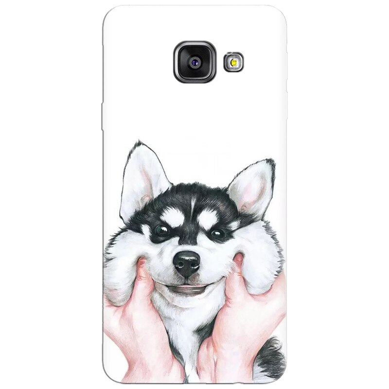 Husa silicon pentru Samsung Galaxy A7 2016, Cute Dog 1.