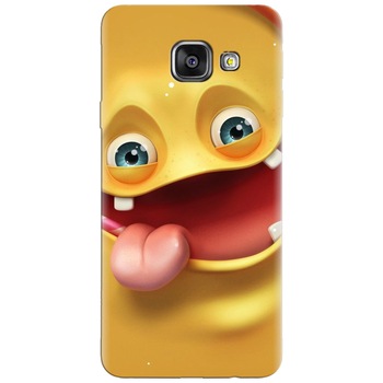 Husa silicon pentru Samsung Galaxy A7 2016, Cute Monster Husa silicon pentru Samsung Galaxy A7 2016, Cute Monster
