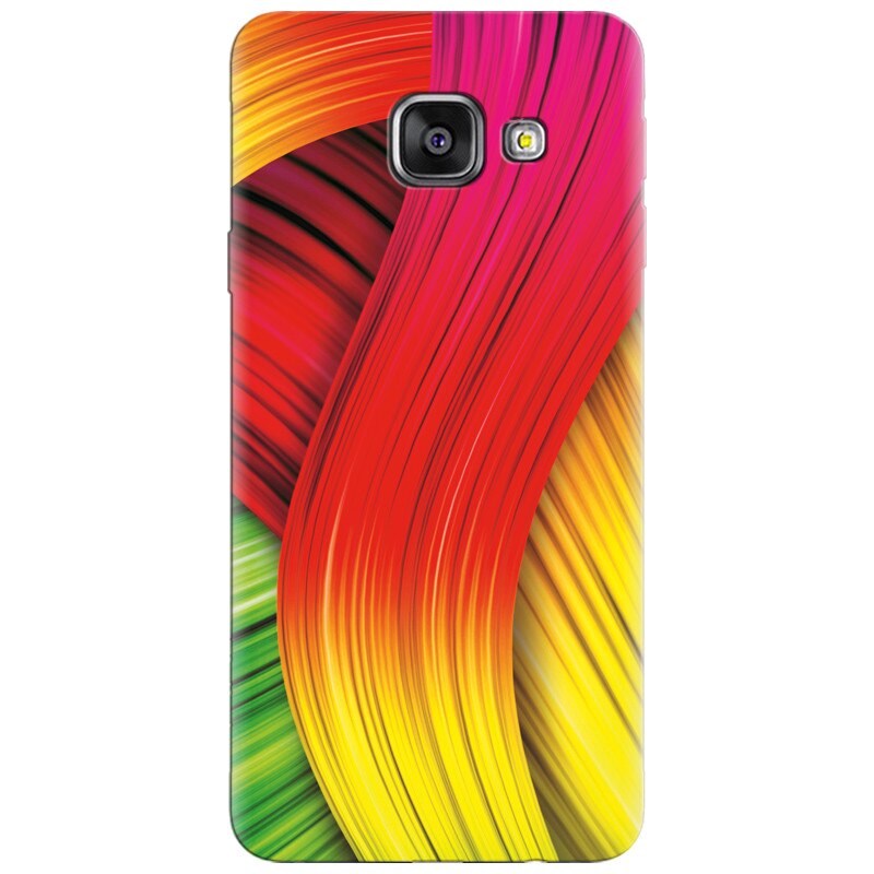 Husa silicon pentru Samsung Galaxy A7 2016, Colorful Abstract
