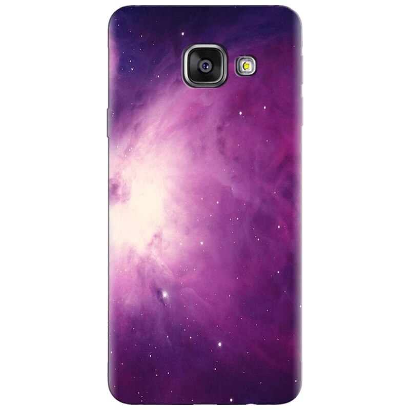 Husa silicon pentru Samsung Galaxy A7 2016, Purple Supernova Nebula Explosion