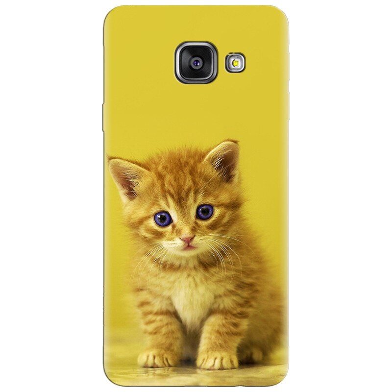 Husa silicon pentru Samsung Galaxy A7 2016, Baby Kitten