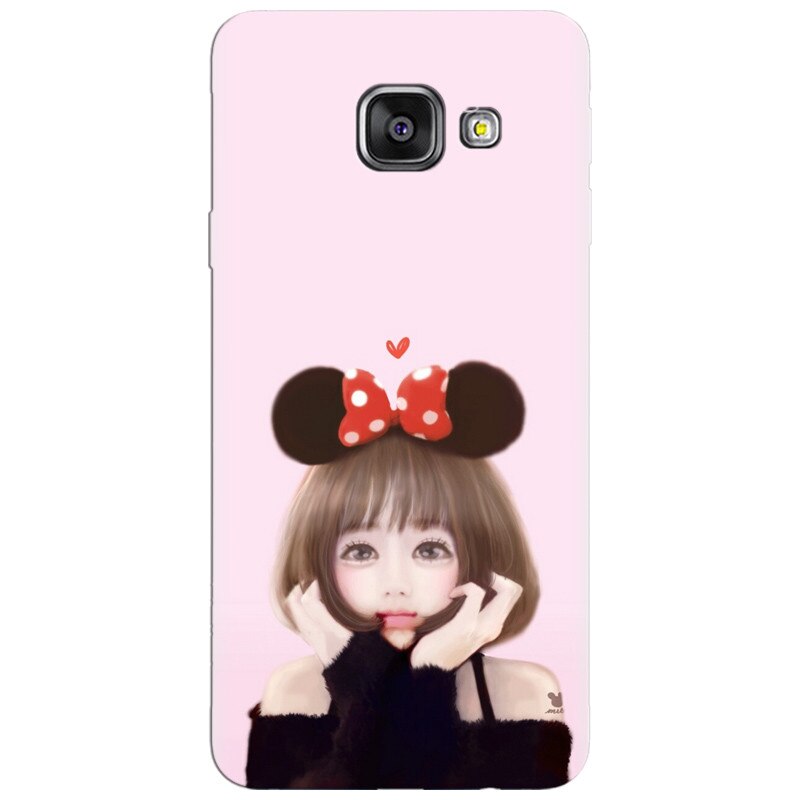 Husa silicon pentru Samsung Galaxy A7 2016, Girly 002