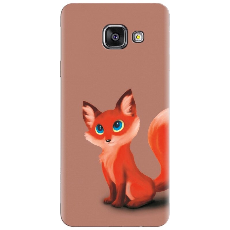 Husa silicon pentru Samsung Galaxy A7 2016, Fox Cartoon Animal And