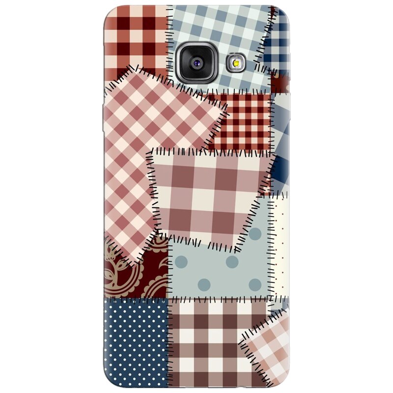 Husa silicon pentru Samsung Galaxy A7 2016, Patchwork Vector