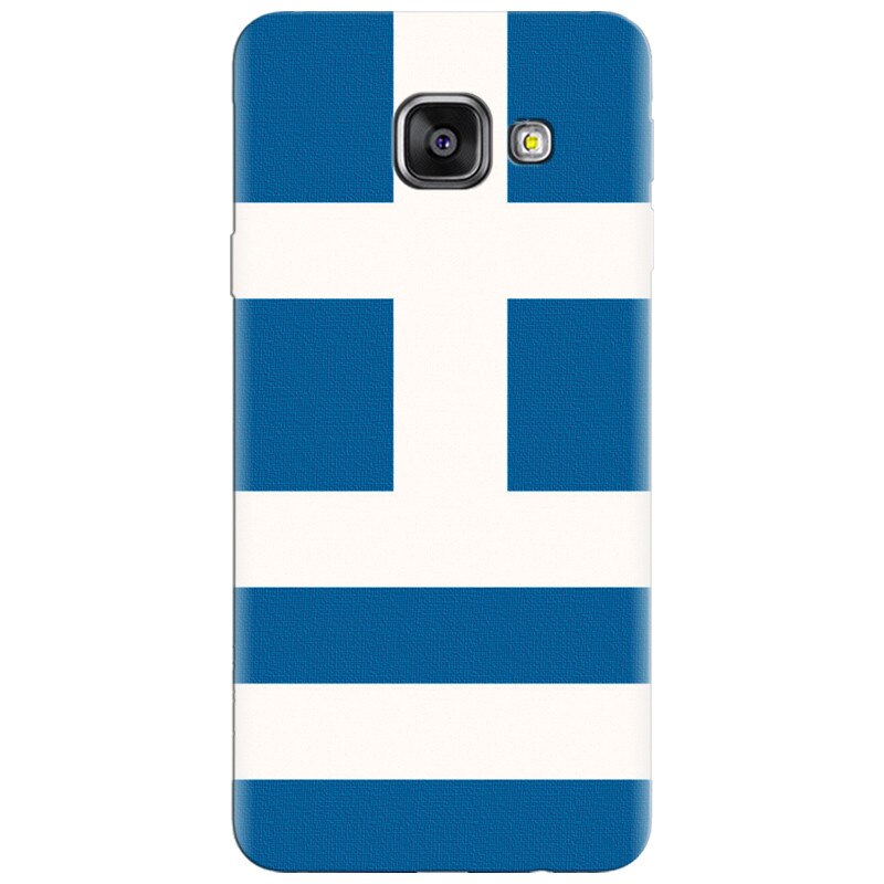 Husa silicon pentru Samsung Galaxy A7 2016, Greece Flag