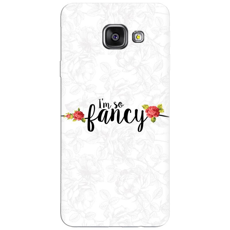 Husa silicon pentru Samsung Galaxy A7 2016, Im So Fancy Floral