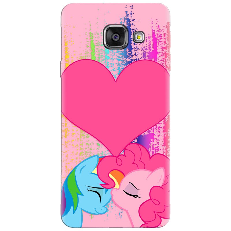 Husa silicon pentru Samsung Galaxy A7 2016, Pinkie Kiss