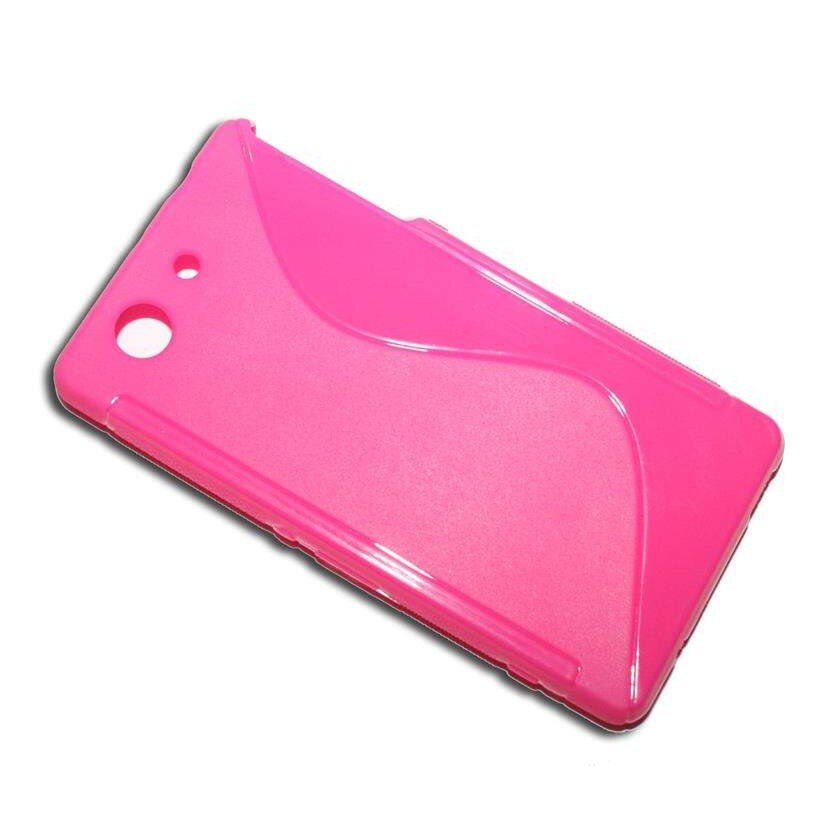 Husa Sony Ericsson Xperia Z3 compact - S Line - silicon roz