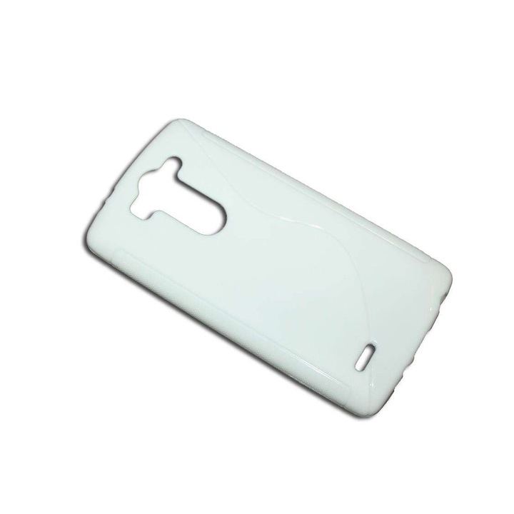 Кейс LG Optimus G3 Mini - S Line - бял силикон