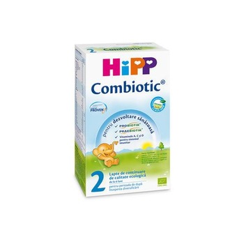 Lapte praf de continuare Combiotic Bio Formula 2, Hipp, 300g Lapte praf de continuare Combiotic Bio Formula 2, Hipp, 300g