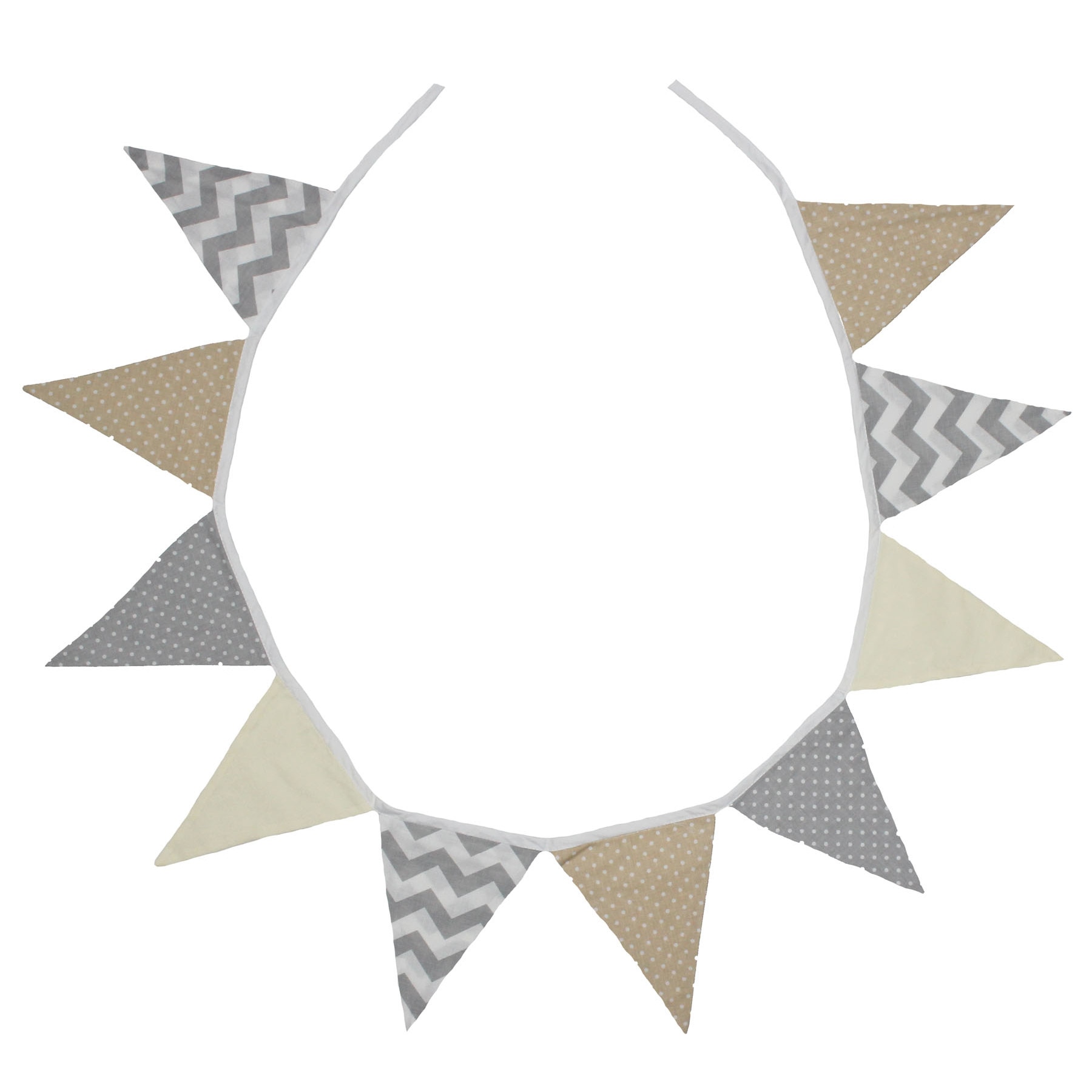 Ghirlanda stegulete, crem, 3m