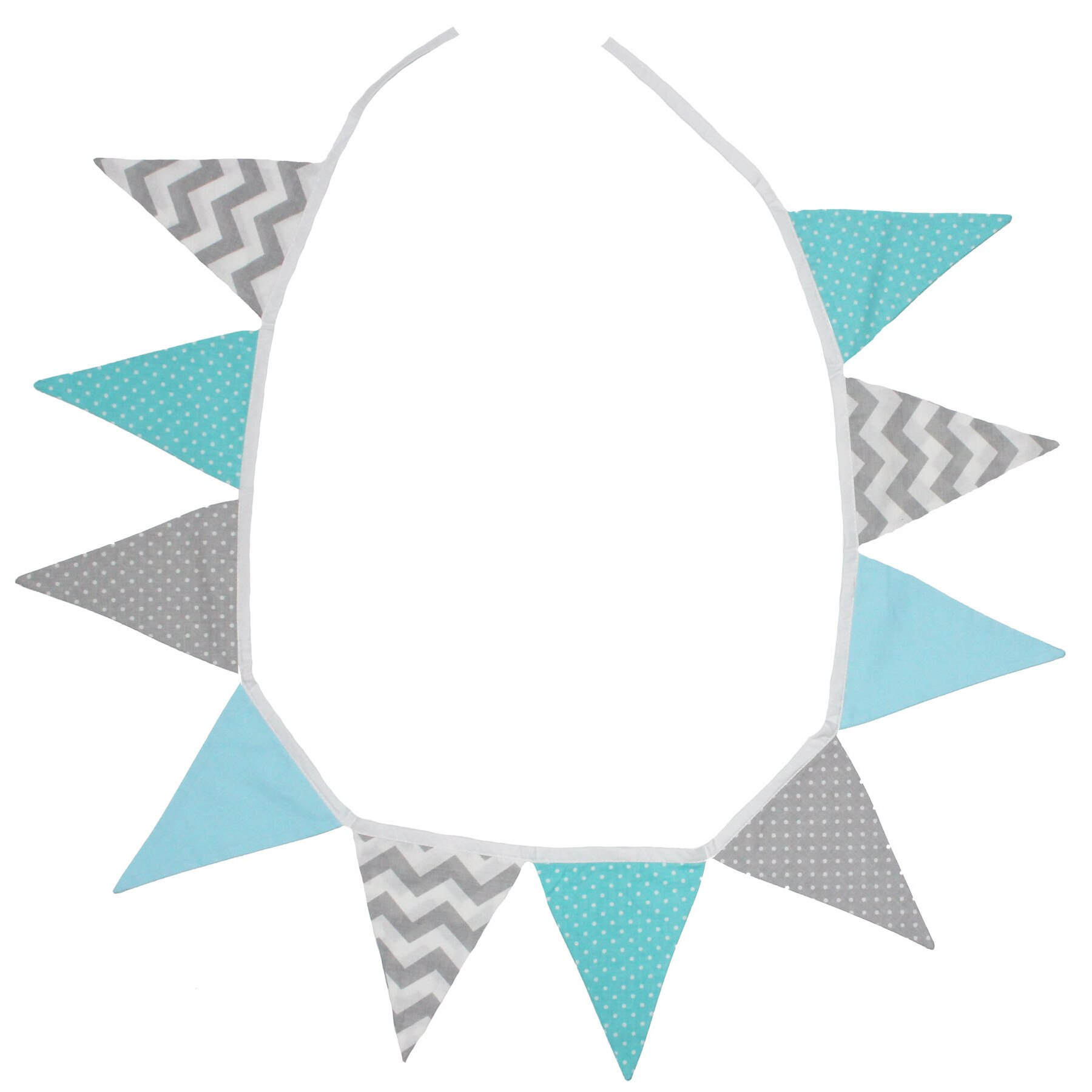 Ghirlanda stegulete, turcoaz, 3m