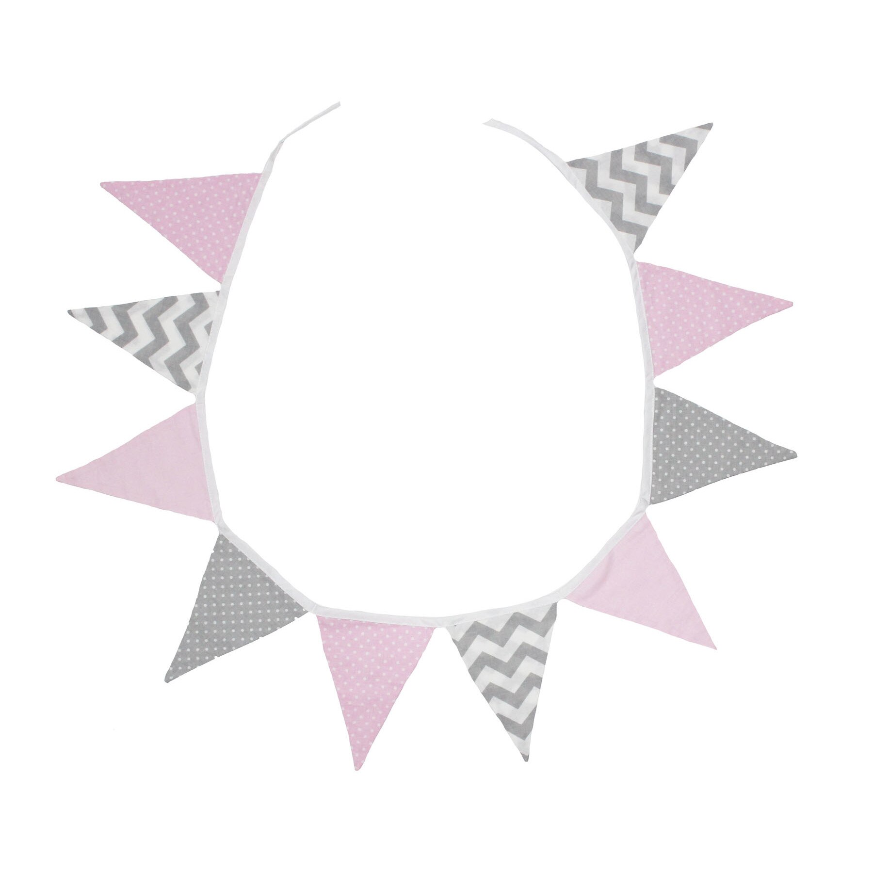 Ghirlanda stegulete, roz, 3m