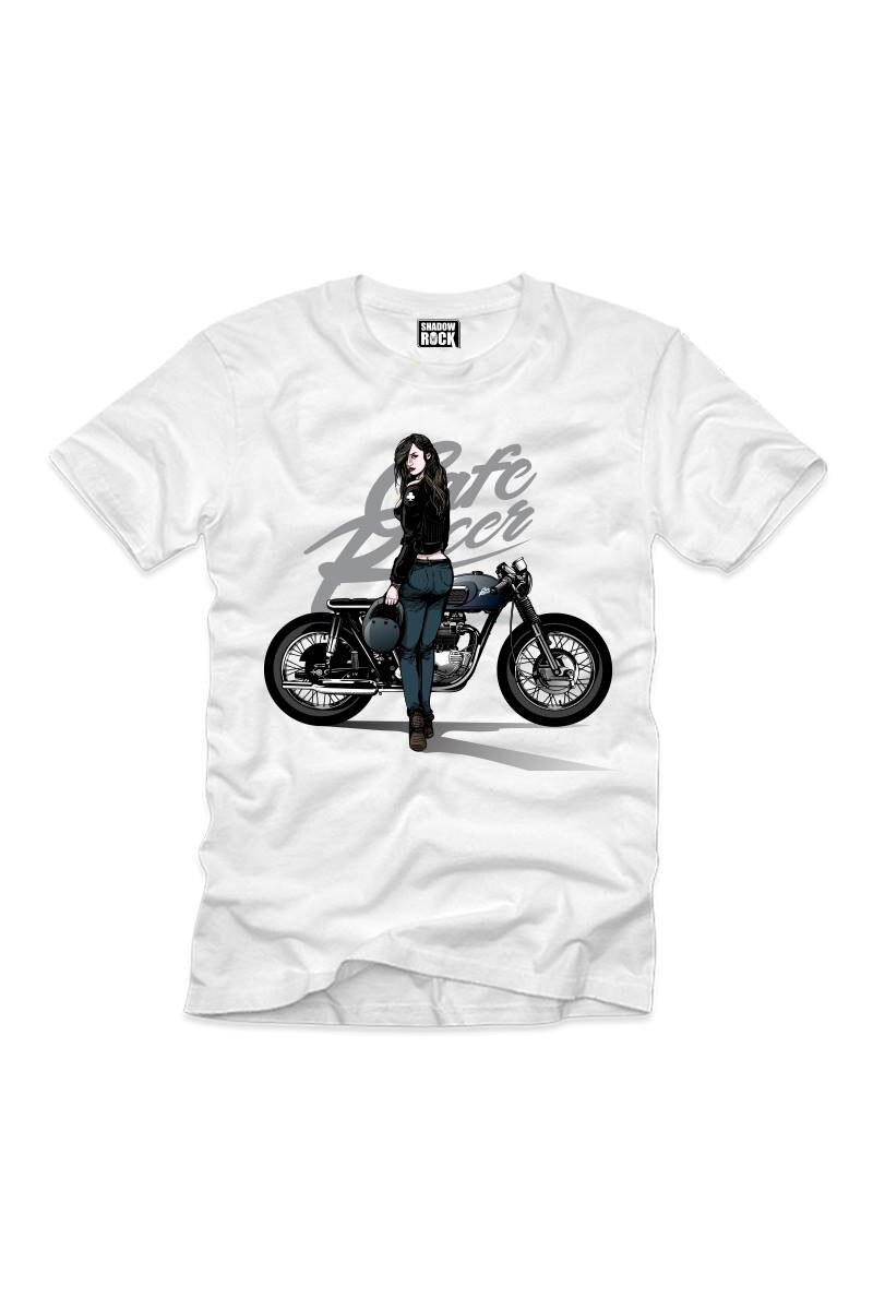 Tricou Barbati Clasic, Cafe Racer