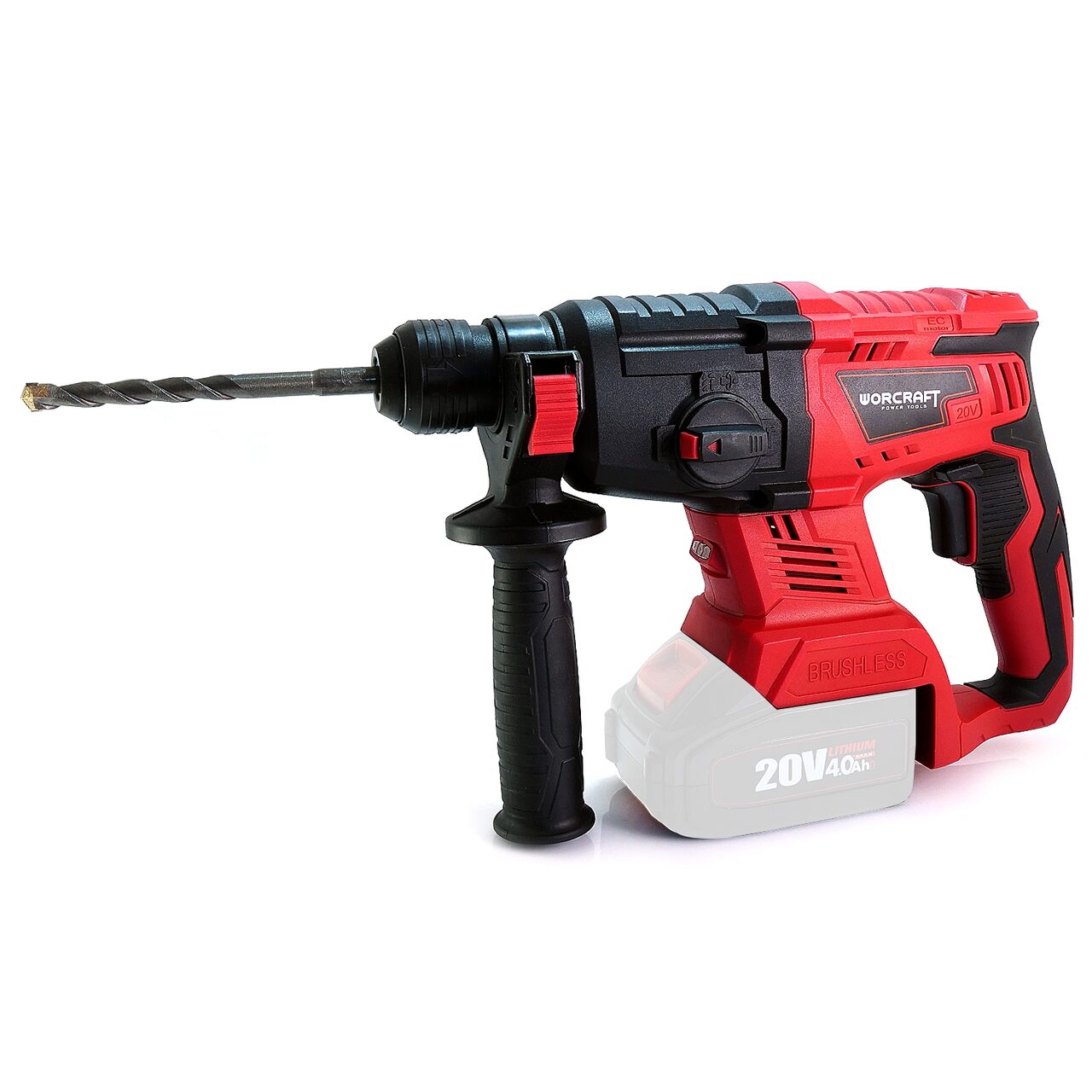 Ciocan rotopercutor SDS PLUS, 20V Li-ion (acumulator neinclus), 3 J, Worcraft