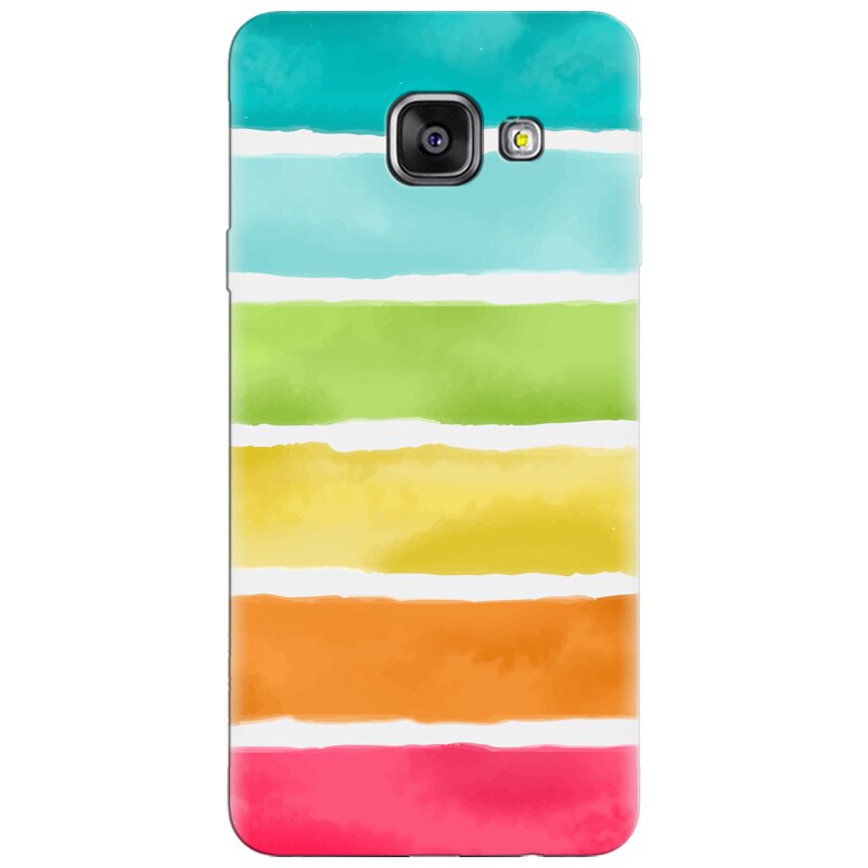 Husa silicon pentru Samsung Galaxy A7 2016, Watercolors