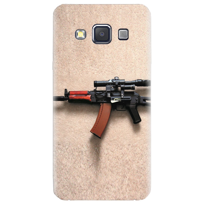 Husa silicon pentru Samsung Galaxy A7, AK Kalashnikov Gun Of Military