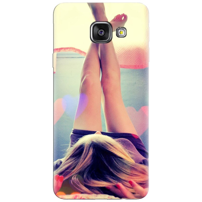 Husa silicon pentru Samsung Galaxy A7 2016, Relax Girl