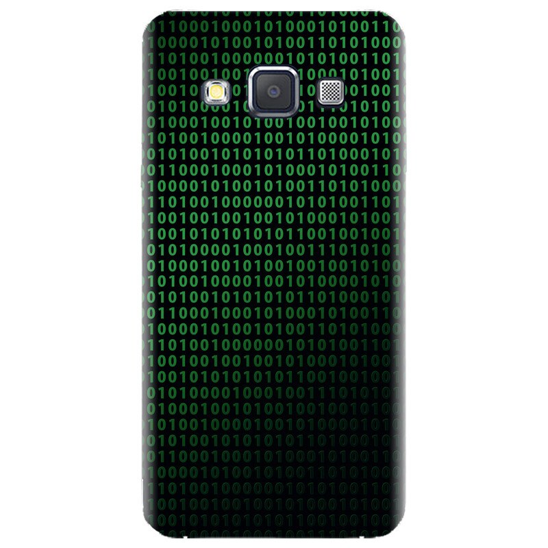 Husa silicon pentru Samsung Galaxy A7, Binary Code