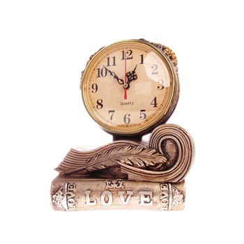 Ceas decorativ in forma de carte, realizat din rasina, 24 cm Ceas decorativ in forma de carte, realizat din rasina, 24 cm