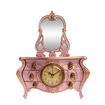 Ceas muzical HADA, cu oglinda si cutie pentru bijuterii, 32 cm Ceas muzical HADA, cu oglinda si cutie pentru bijuterii, 32 cm