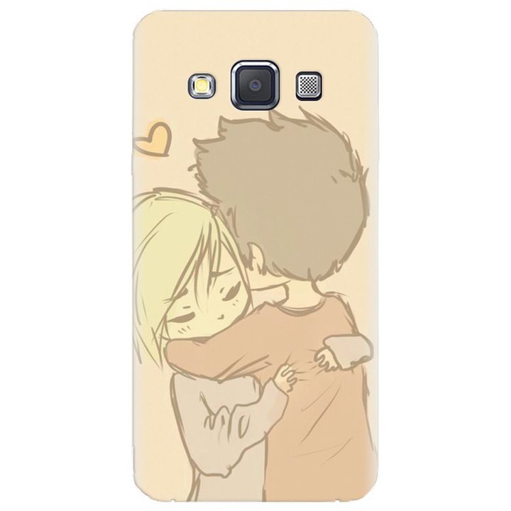 Силиконов калъф за Samsung Galaxy A7, Couple Hug
