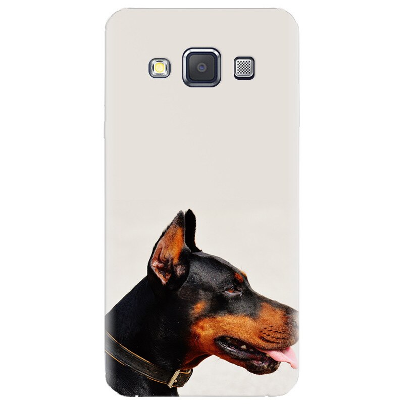 Husa silicon pentru Samsung Galaxy A7, Doberman