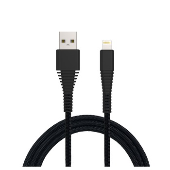 Cablu Lighting - USB 2.0 tata 1.2m negru rezistent la indoiri Prime Well Cablu Lighting - USB 2.0 tata 1.2m negru rezistent la indoiri Prime Well