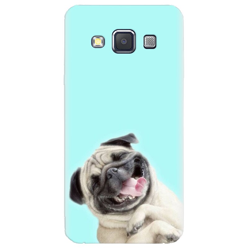 Husa silicon pentru Samsung Galaxy A7, Happy Dog